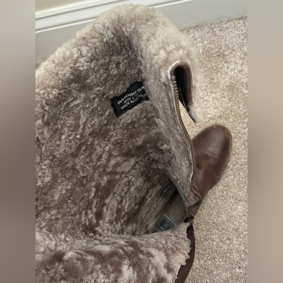 Frye Mara Tall Shearling Boots - Picture 10 of 12